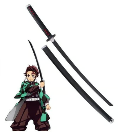 Katana de Tanjiro Kamado de Acero !!