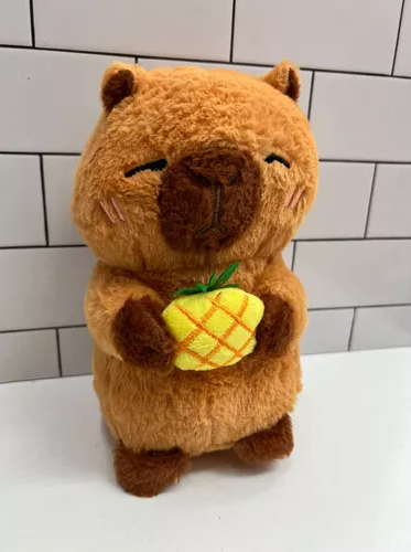 peluche capibara fruta 22cm