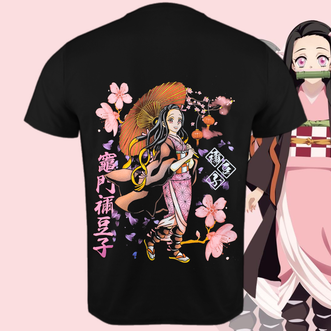 Polera Demon slayer nezuko y mitsuri