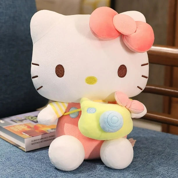 Peluche hello kitty cámara