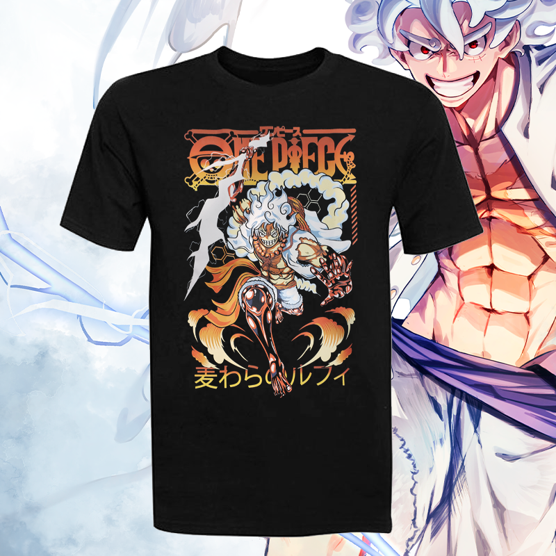 polera one piece gear5 rojo