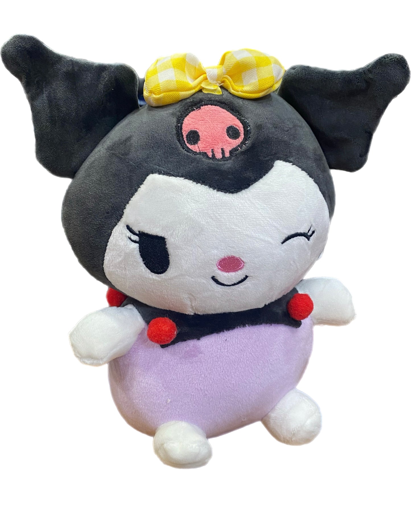 peluche kuromi lazo amarillo