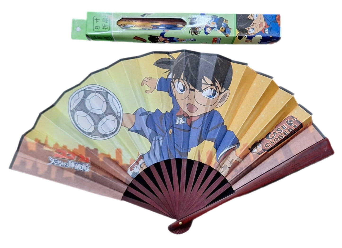 abanico detective conan 27cm