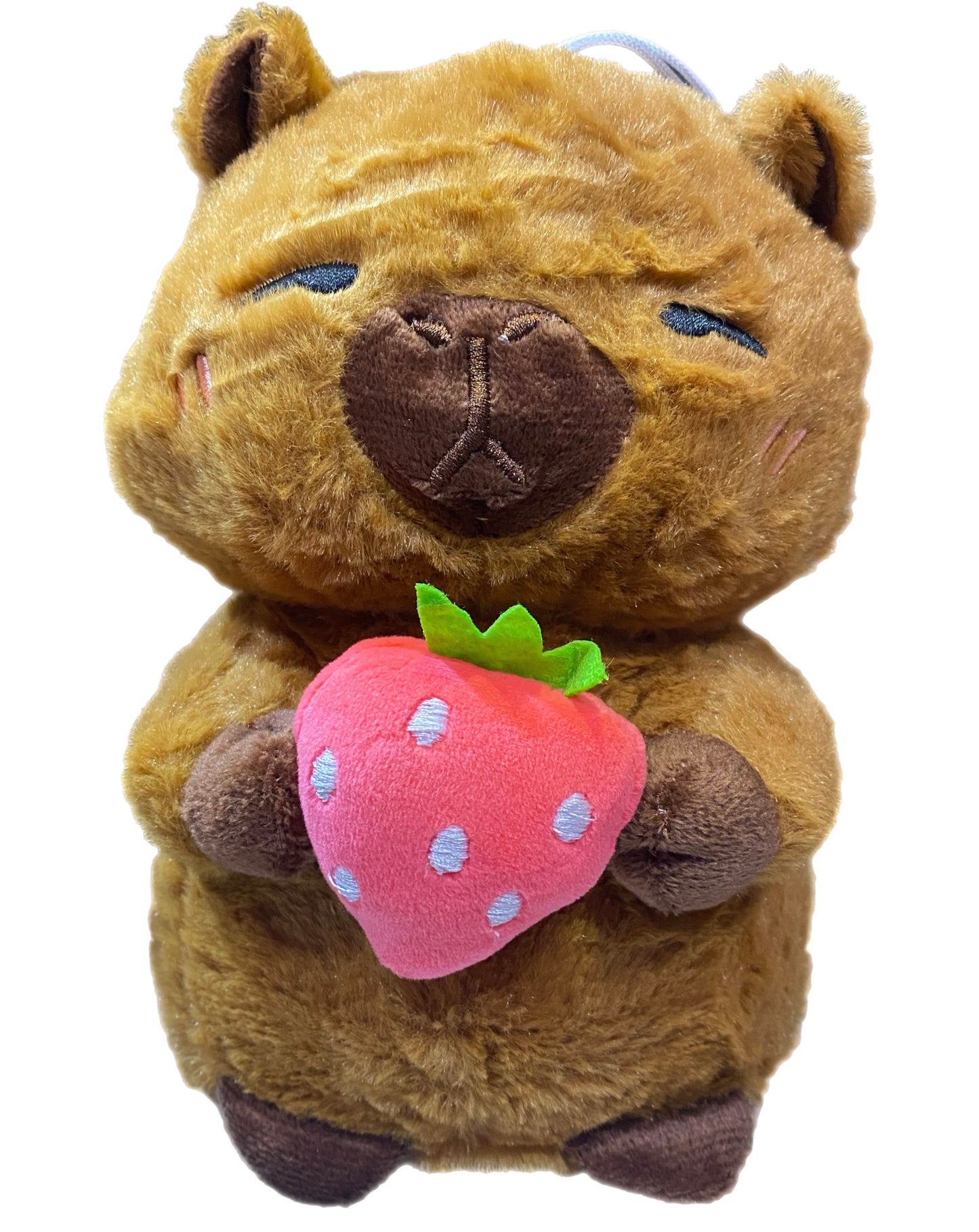 peluche capibara fruta 22cm