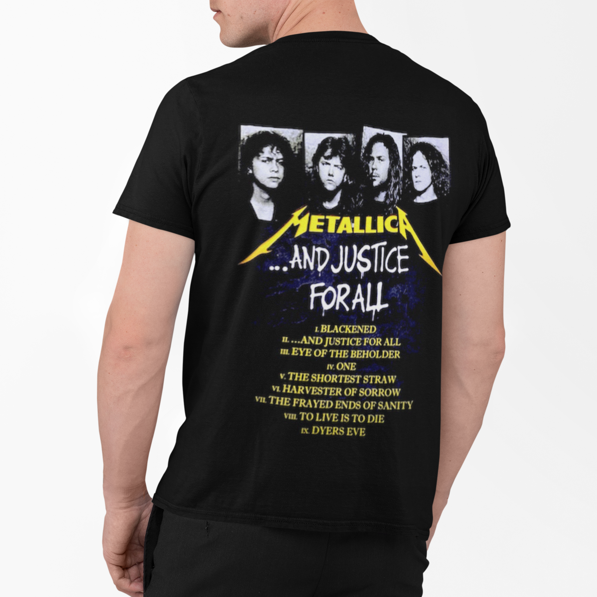 Polera Metallica and justice for all