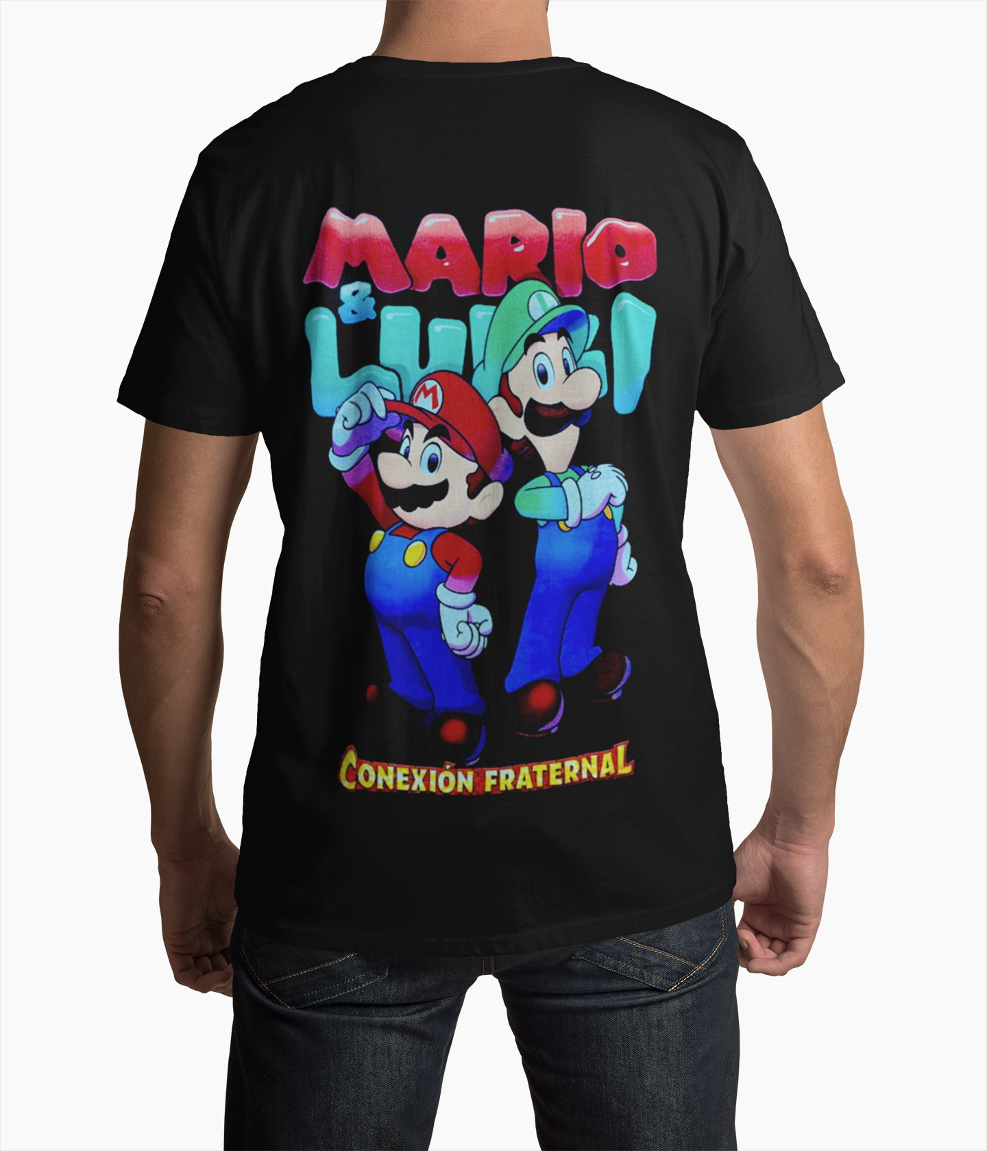 Polera Mario Luigi conexion fraternal