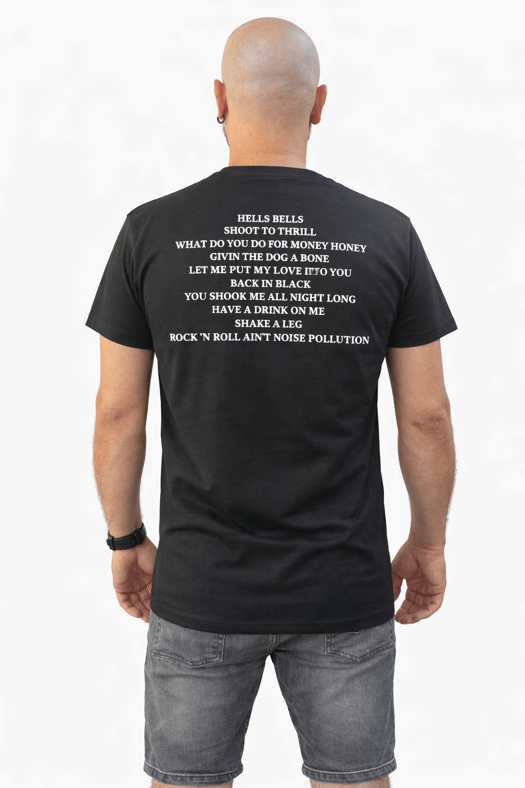 Polera Acdc Back in Black - amplitudmodulada