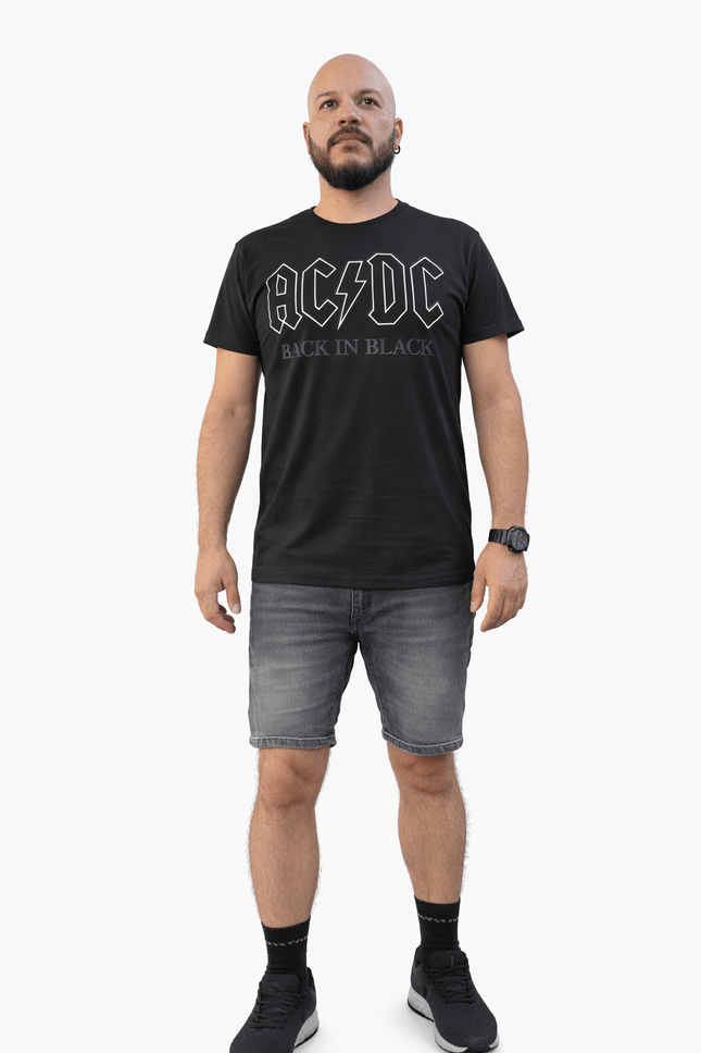 Polera Acdc Back in Black - amplitudmodulada