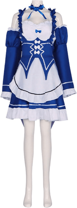 disfraz Re Zero Ram Rem azul - amplitudmodulada