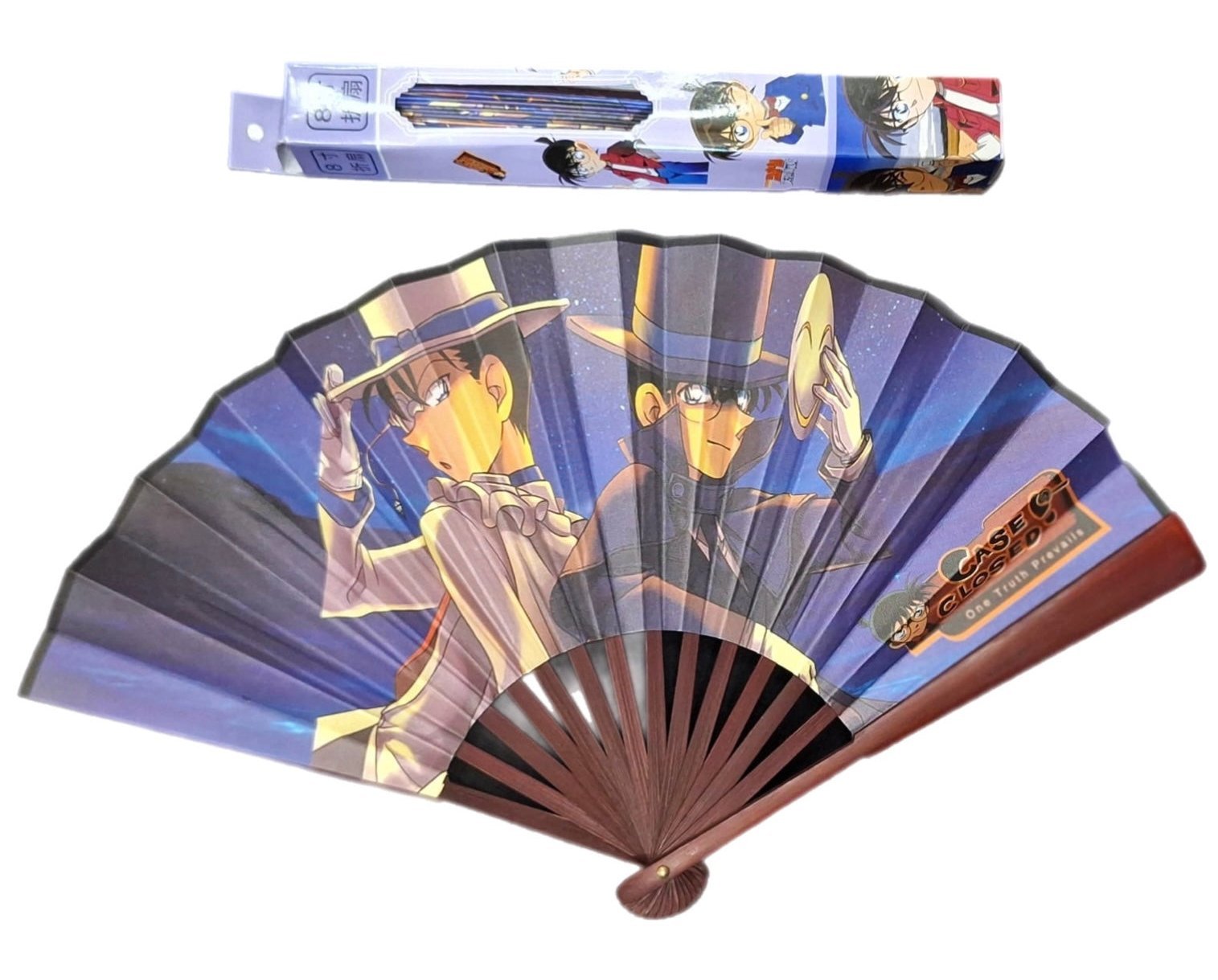Abanico detective conan II 27cm - amplitudmodulada