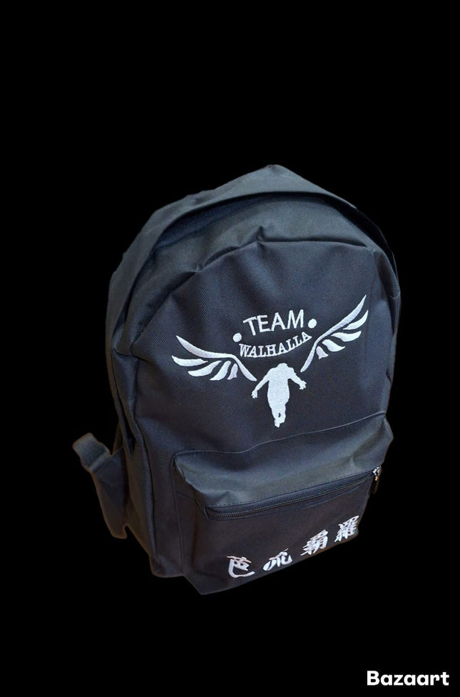 Mochila Bordada del Team Walhalla de Tokyo Revengers - amplitudmodulada