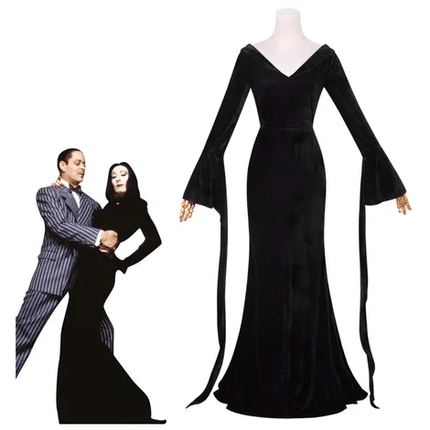 Disfraz Cosplay de Morticia Addams - amplitudmodulada