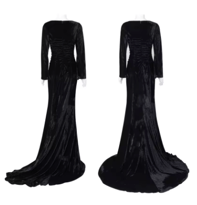 Disfraz Cosplay de Morticia Addams - amplitudmodulada