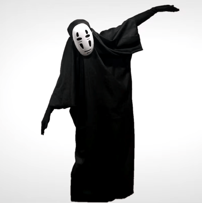 Disfraz cosplay de sin cara de el viaje de chihiro - amplitudmodulada