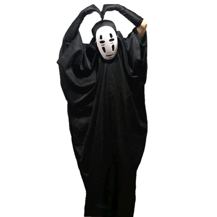 Disfraz cosplay de sin cara de el viaje de chihiro - amplitudmodulada