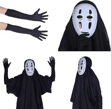 Disfraz cosplay de sin cara de el viaje de chihiro - amplitudmodulada