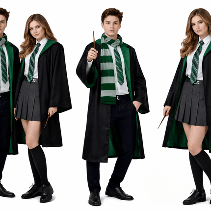 Disfraz Cosplay Harry Potter slytherin - amplitudmodulada
