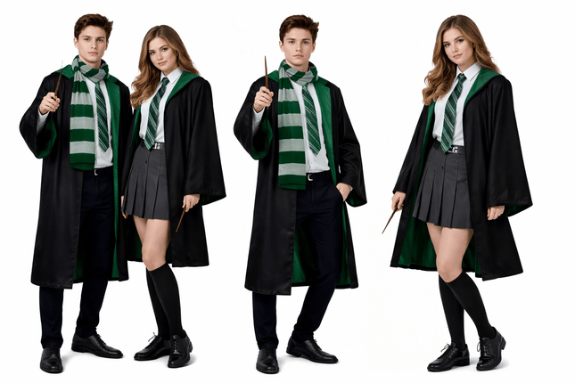 Disfraz Cosplay Harry Potter slytherin - amplitudmodulada