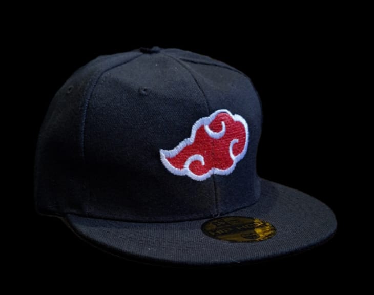 Jockey o gorro Akatsuki Bordado negro - amplitudmodulada