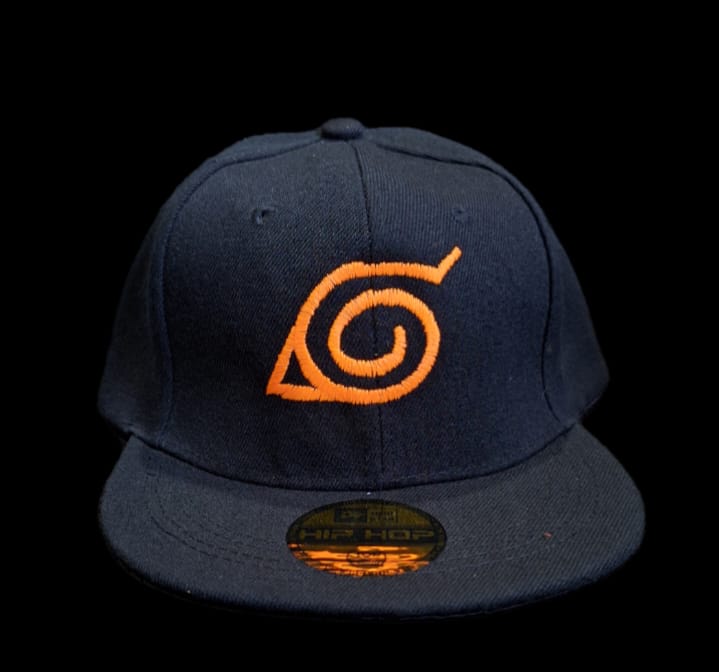 Jockey o gorro naruto shippuden Bordado negro - amplitudmodulada