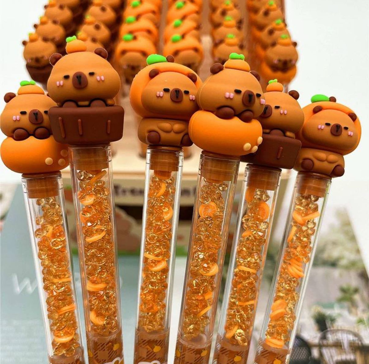 lapiz capibara naranja - amplitudmodulada