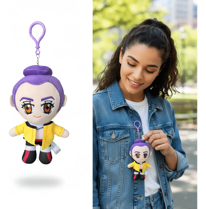 llavero guerreras k - pop rumi - amplitudmodulada