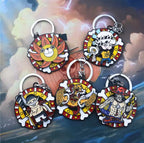 Llaveros metalicos moviles de One Piece - amplitudmodulada