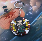 Llaveros metalicos moviles de One Piece - amplitudmodulada
