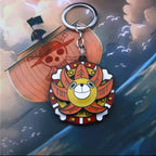 Llaveros metalicos moviles de One Piece - amplitudmodulada