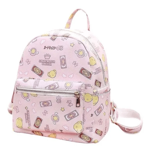 mochila sakura card captor rosada - amplitudmodulada