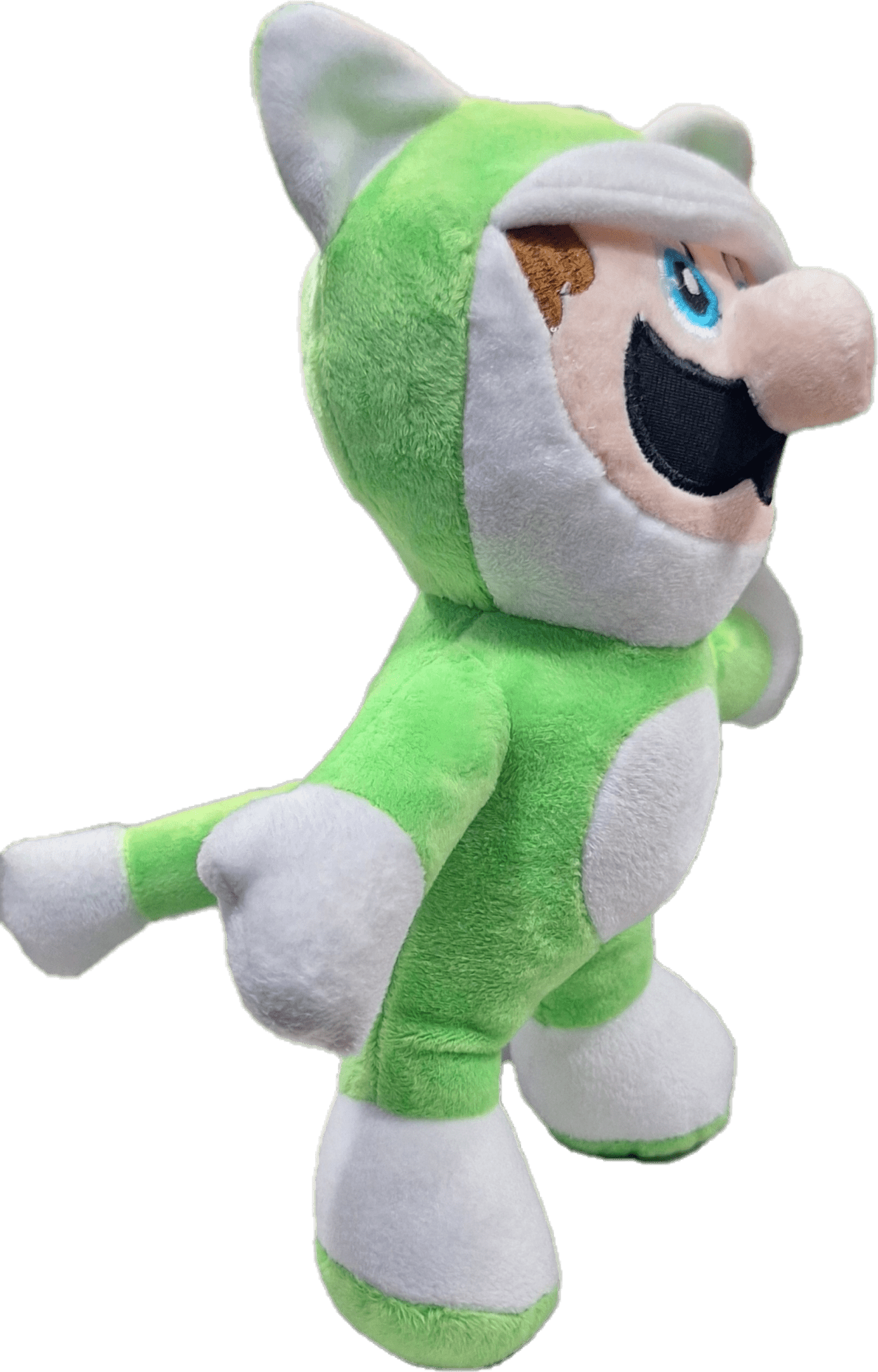 Peluche de Super Mario Bros con Traje de Gato 28 cm - amplitudmodulada