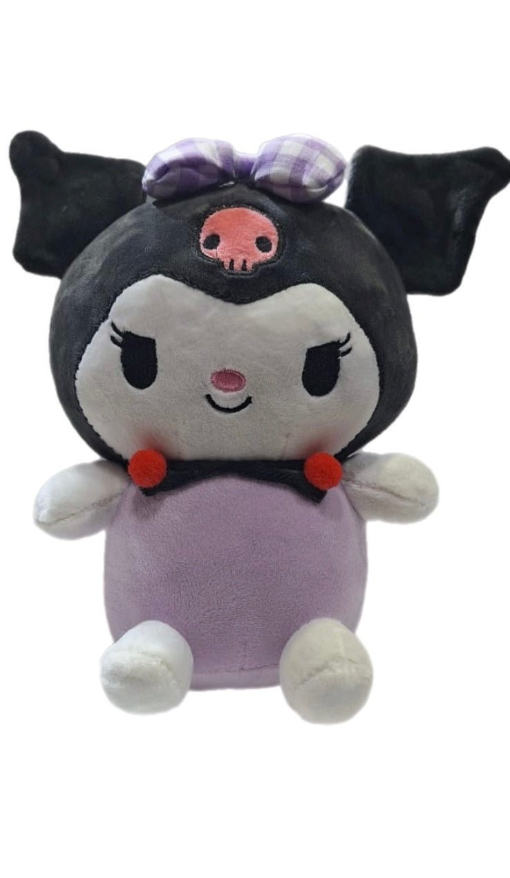 peluche kuromi lazo morado 27 cm - amplitudmodulada