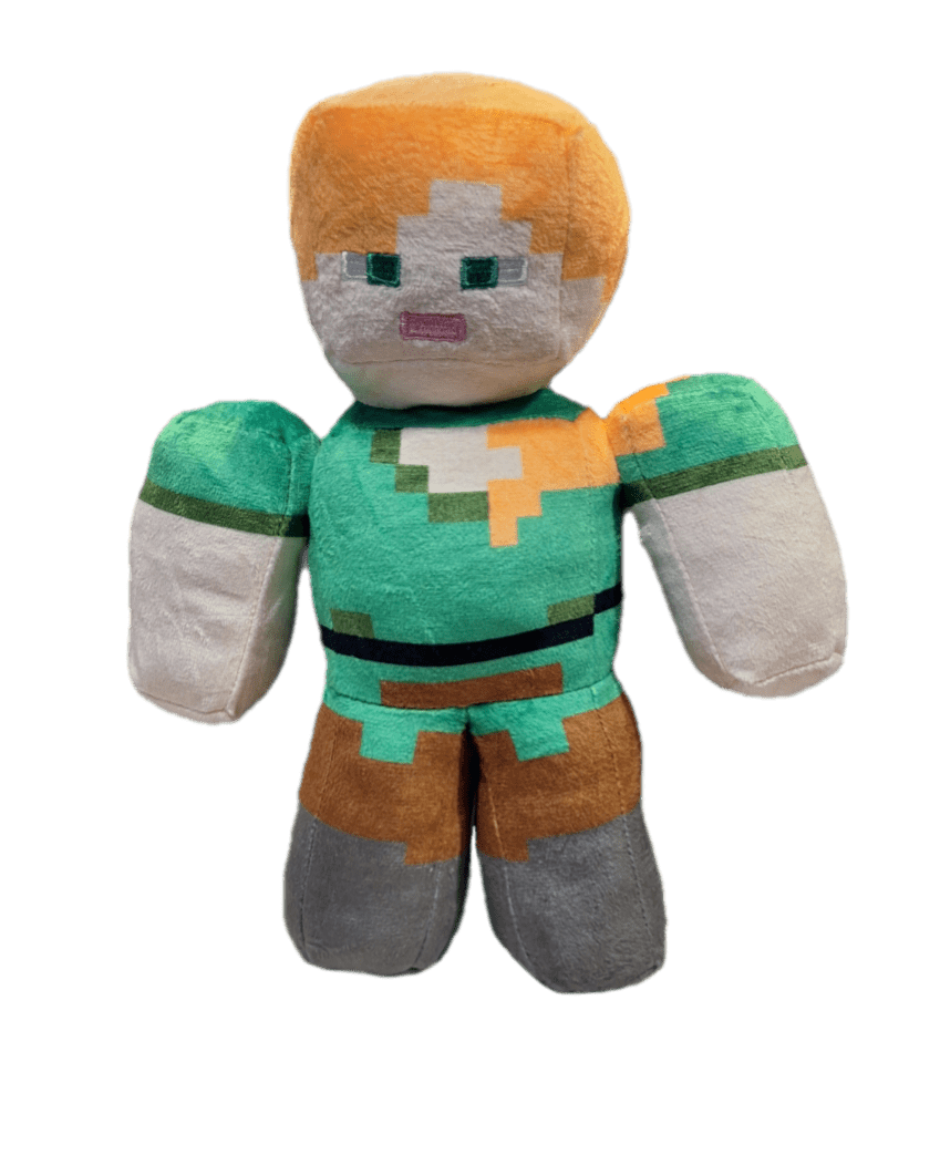 Peluche Alex Minecraft 28 cm - amplitudmodulada