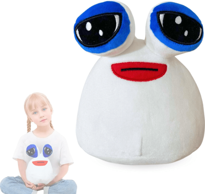 peluche pou blanco 22cm - amplitudmodulada