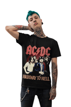 Polera ACDC Highway to hell - amplitudmodulada