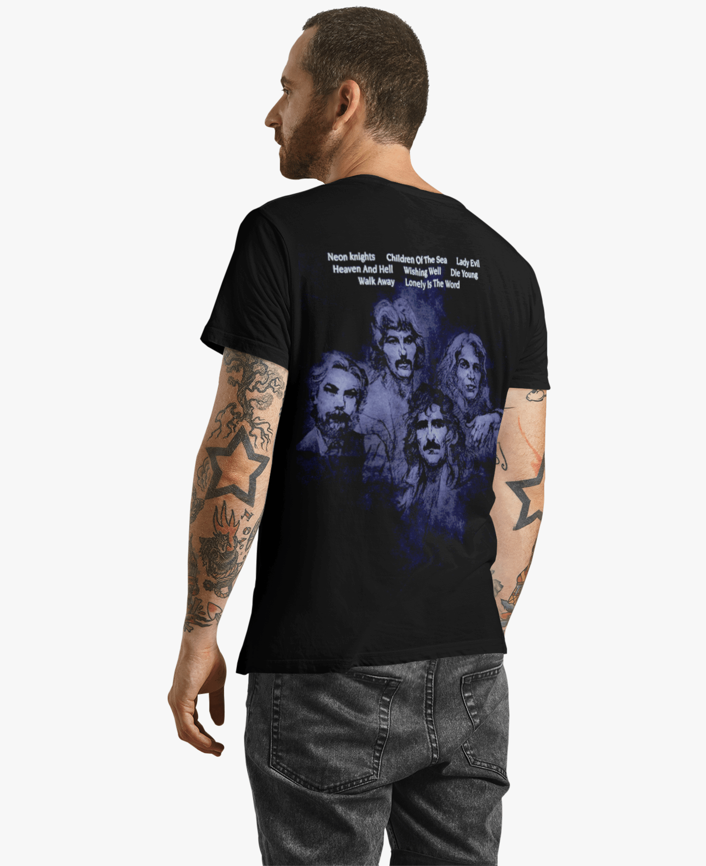 Polera Black Sabbath Heaven And Hell - amplitudmodulada