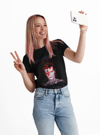 Polera David Bowie Aladdin Sane - amplitudmodulada