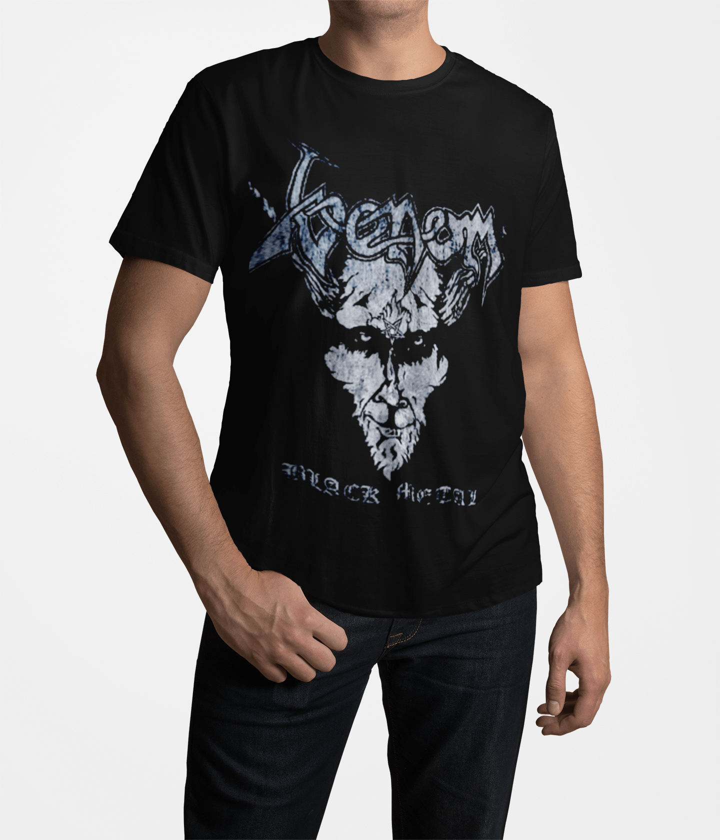 Polera de Venom Black Metal - amplitudmodulada