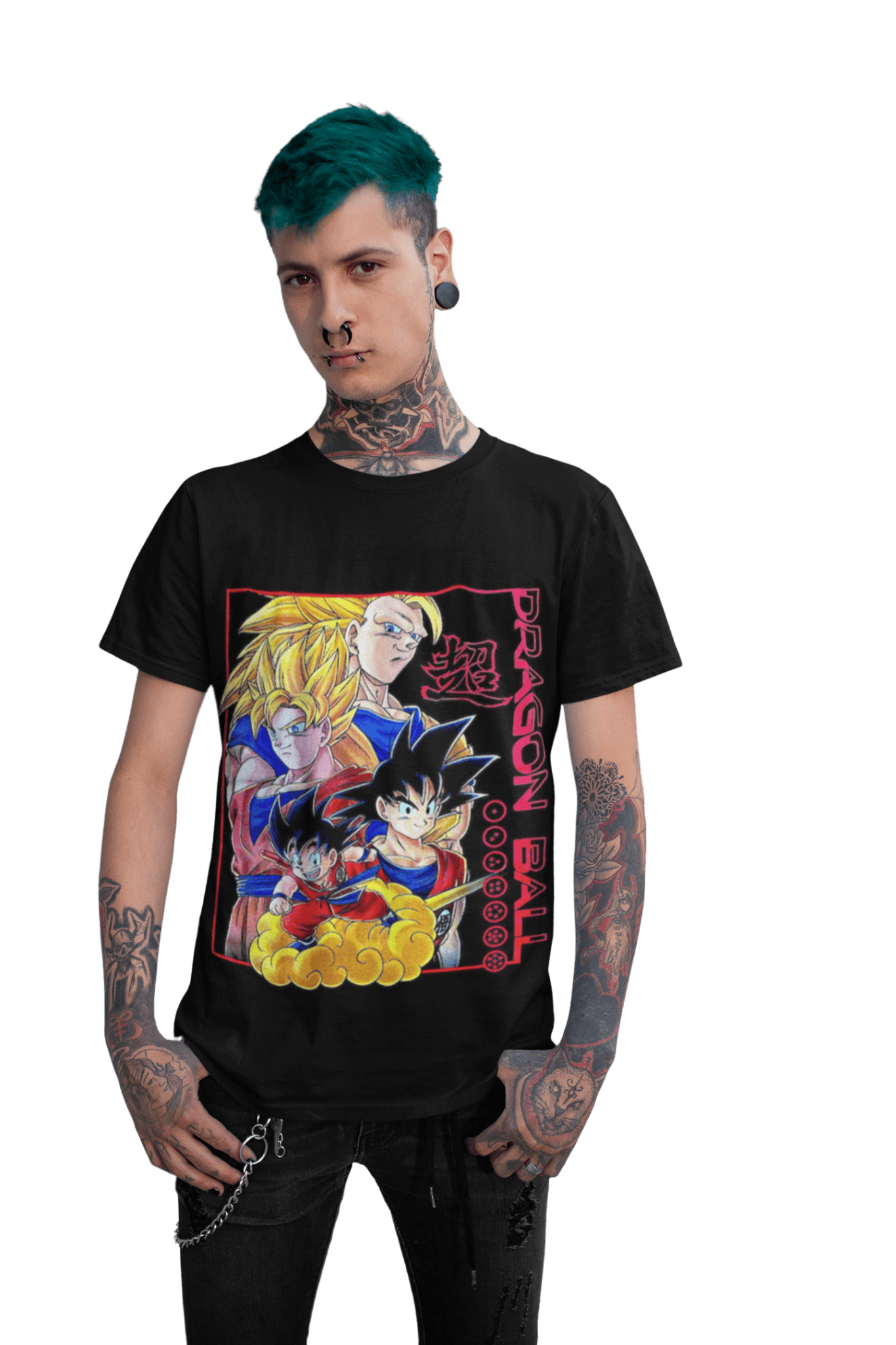 Polera Goku Fases - amplitudmodulada