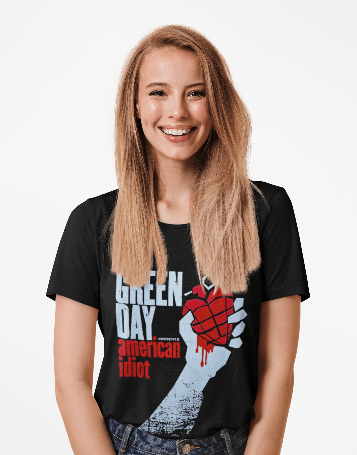 Polera Green Day American Idiot - amplitudmodulada