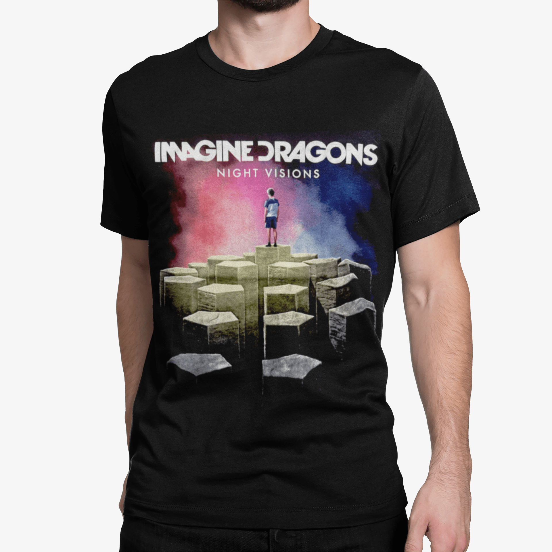 Polera Imagine Dragons night visions - amplitudmodulada