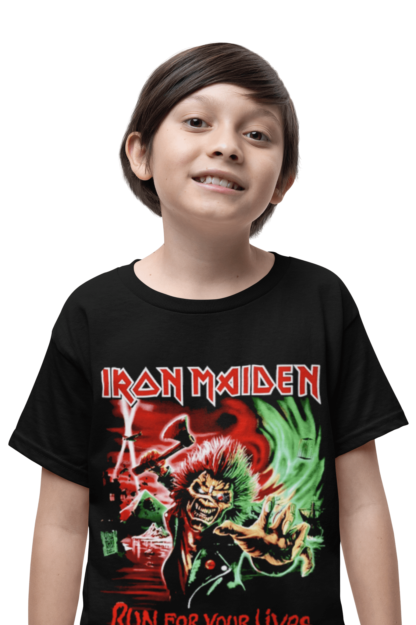 Polera Iron Maiden Run For Your Lives - amplitudmodulada