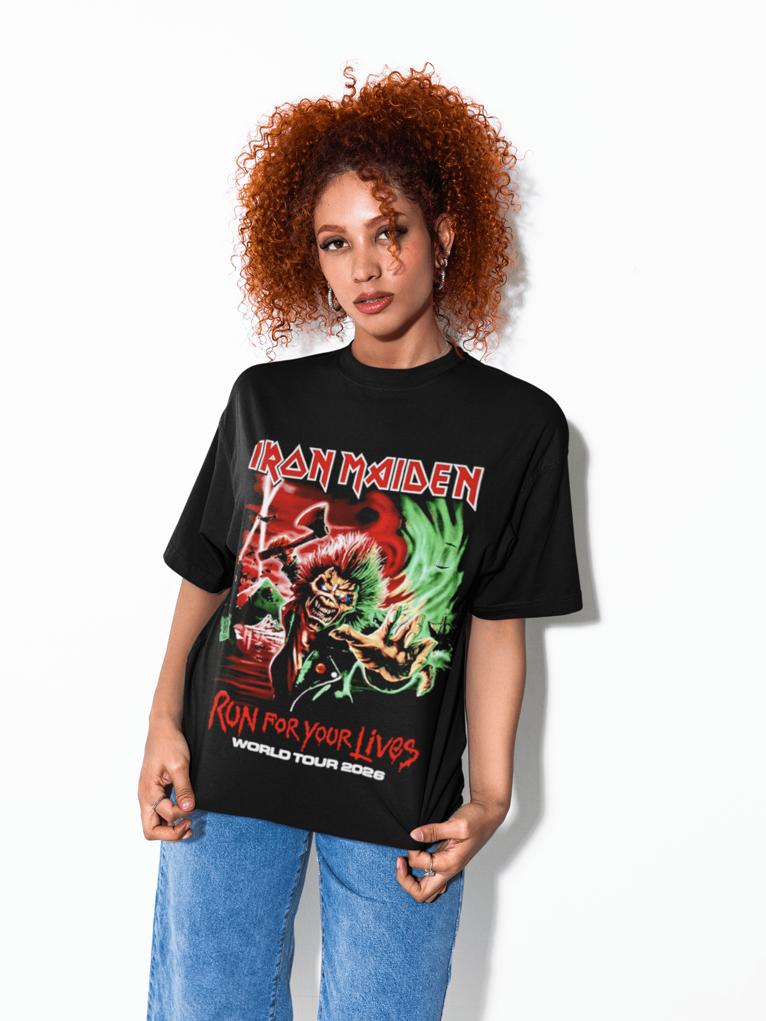Polera Iron Maiden Run For Your Lives - amplitudmodulada