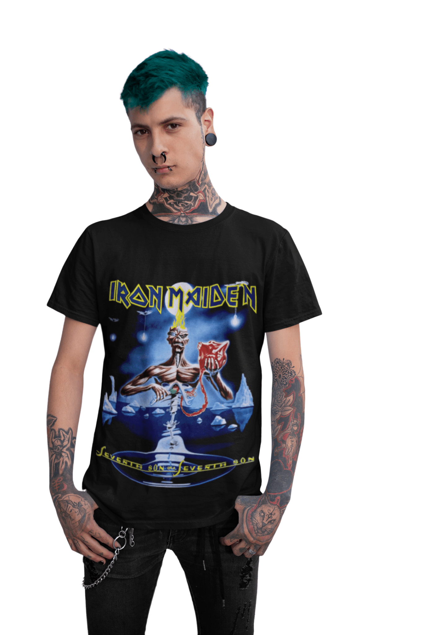 Polera Iron Maiden seventh son of a seventh son - amplitudmodulada