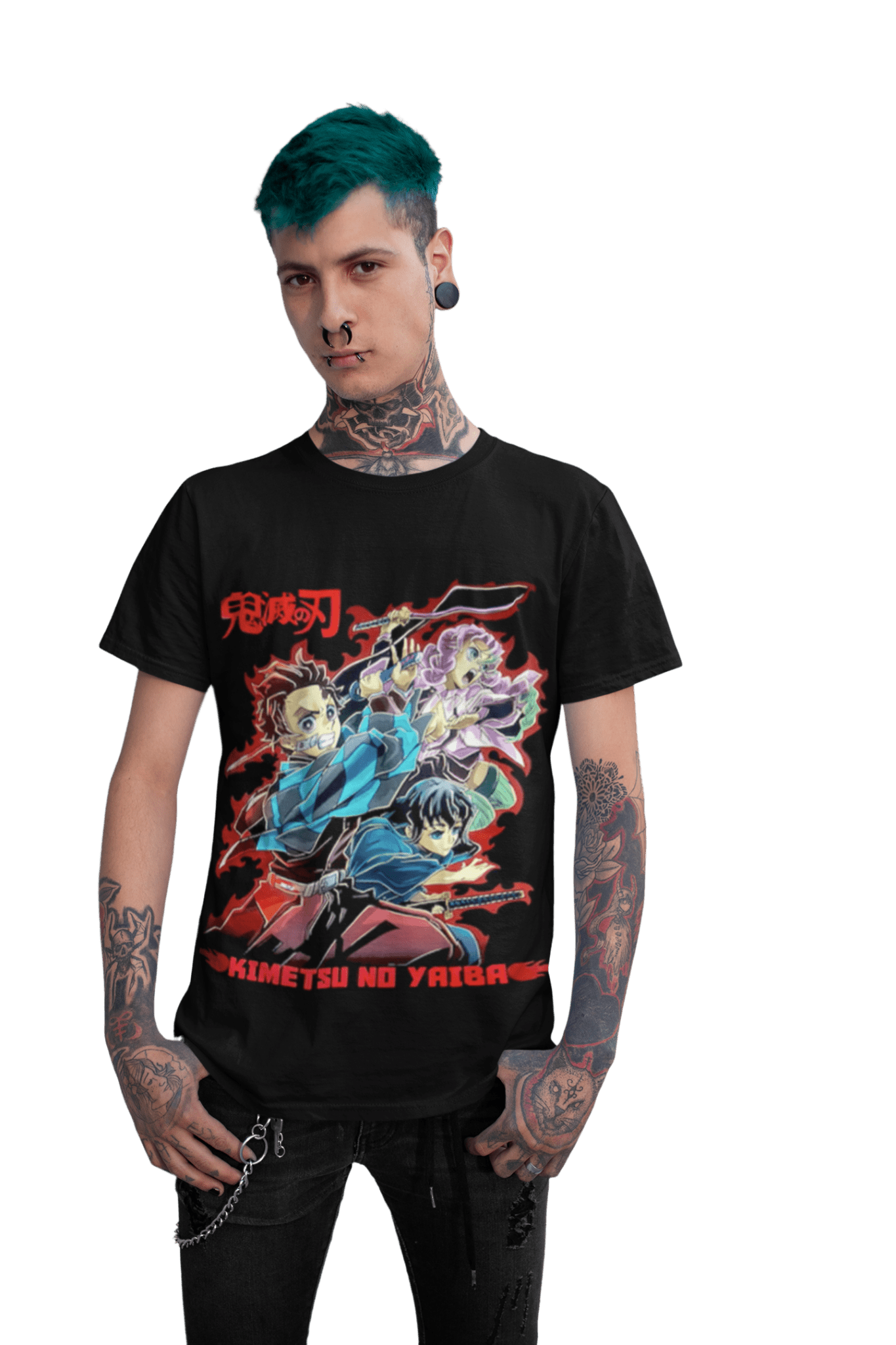 polera kimetsu no yaiba tanjiro, tokito y mitsuri - amplitudmodulada