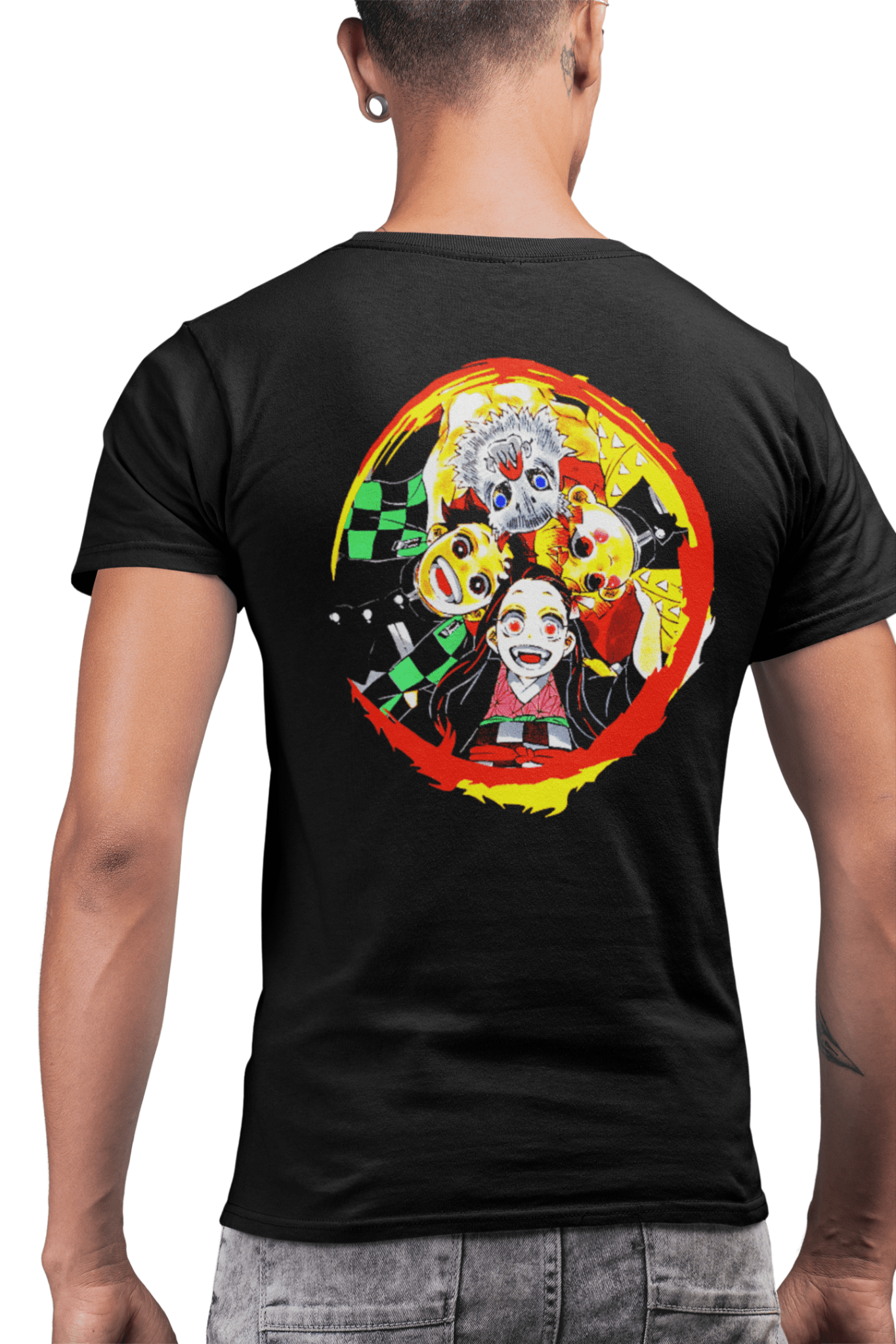 polera Kimetsu no Yaiba personajes - amplitudmodulada