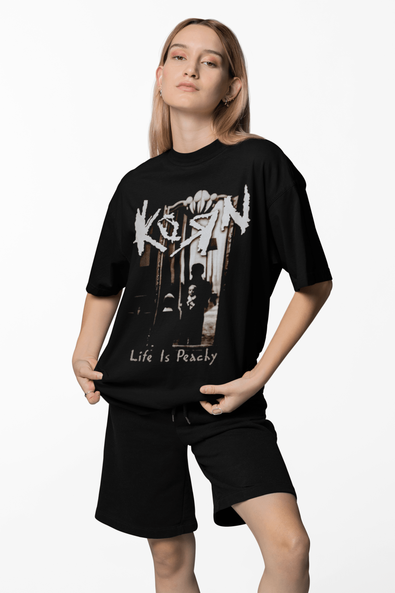 Polera KORN life is peachy - amplitudmodulada