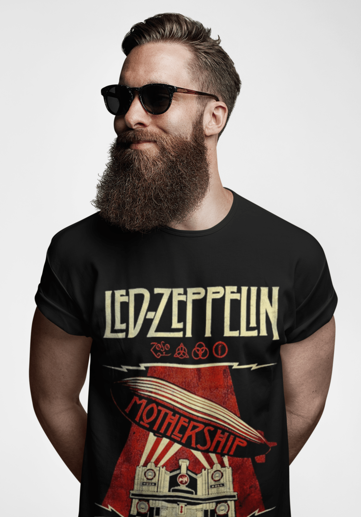 Polera Led Zeppeling Mothership - amplitudmodulada