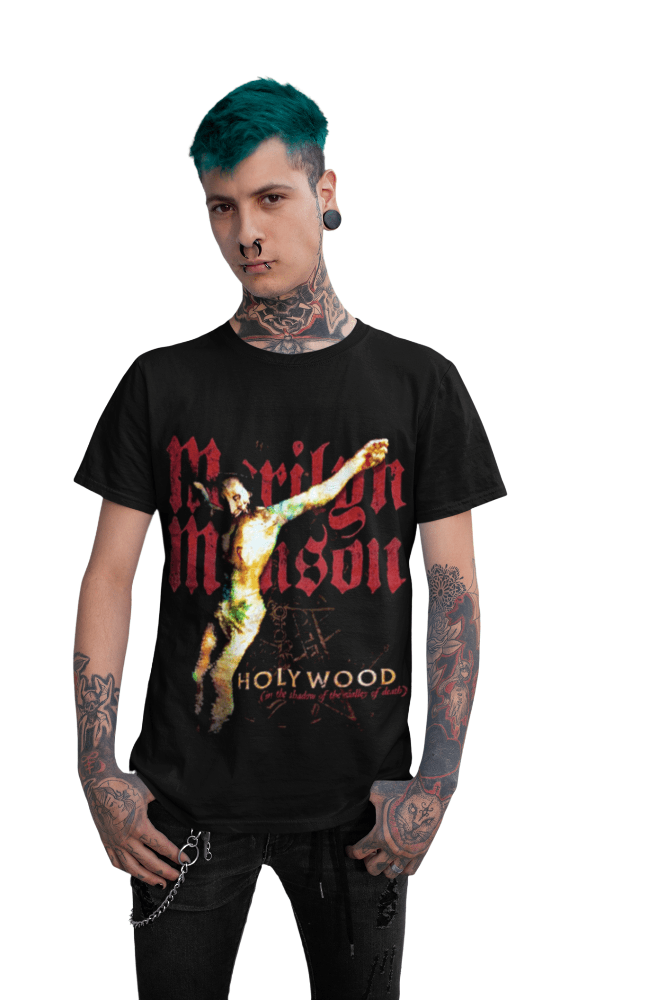 Polera Marilyn Manson Holy Wood - amplitudmodulada
