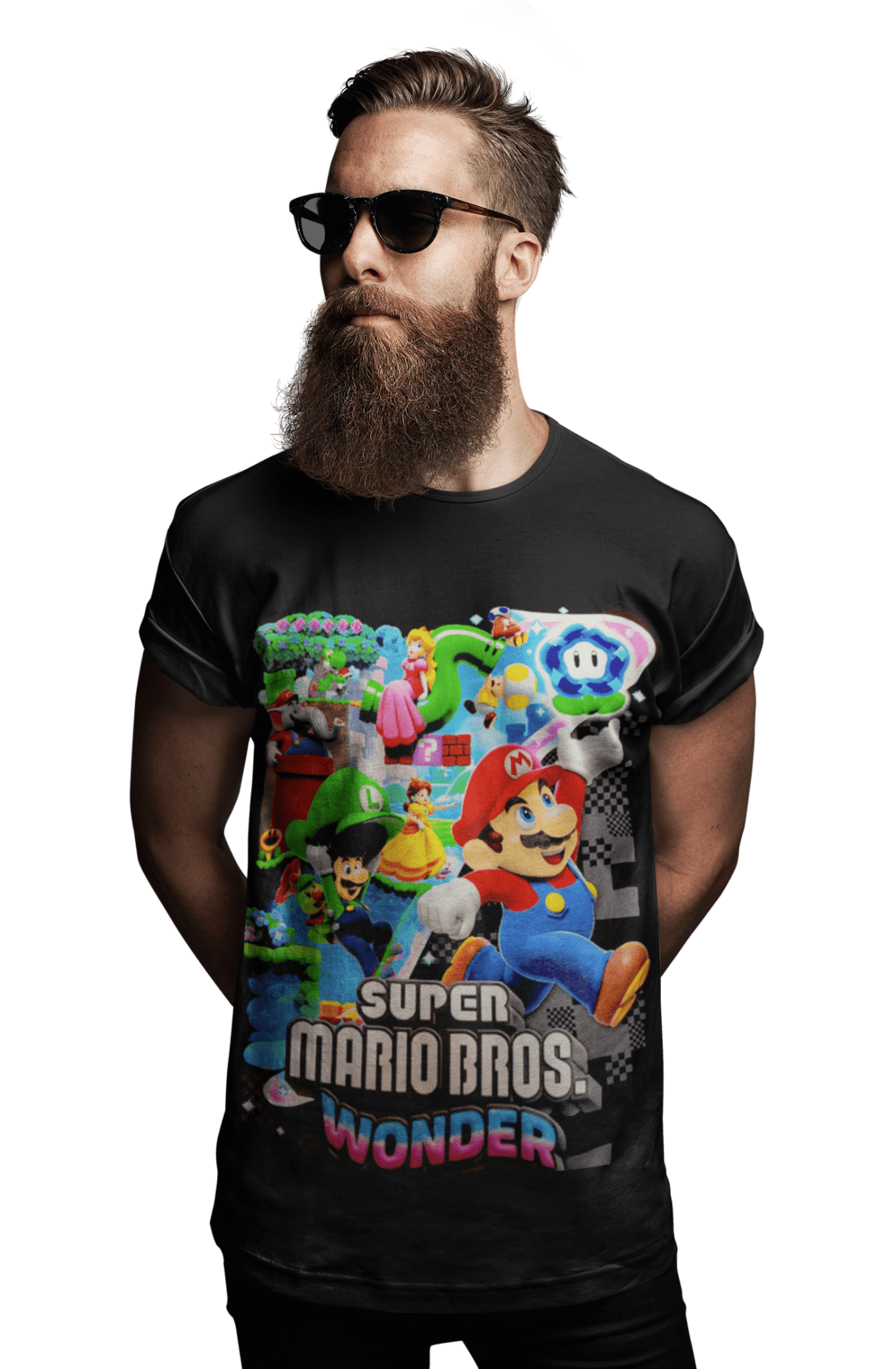 Polera Mario Wonder - amplitudmodulada